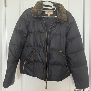 Original UGG Australia Down Puffer/Bomber Jacket w/ Shearling Collar- size XL